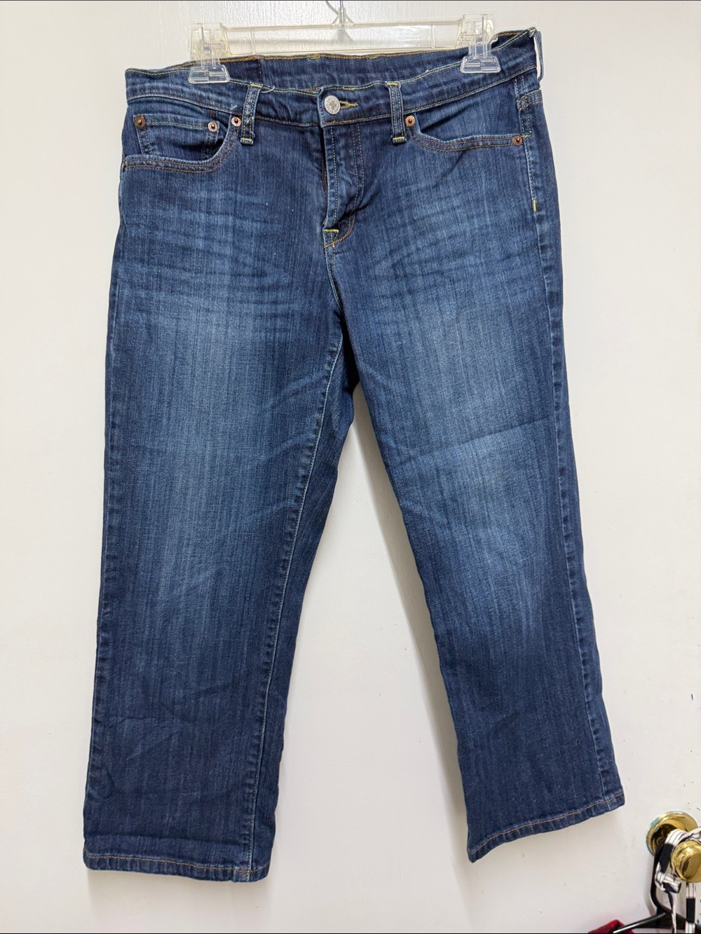 Lucky Brand Women’s Low Rise Boot Lolita Blue Denim Jeans size 14/28